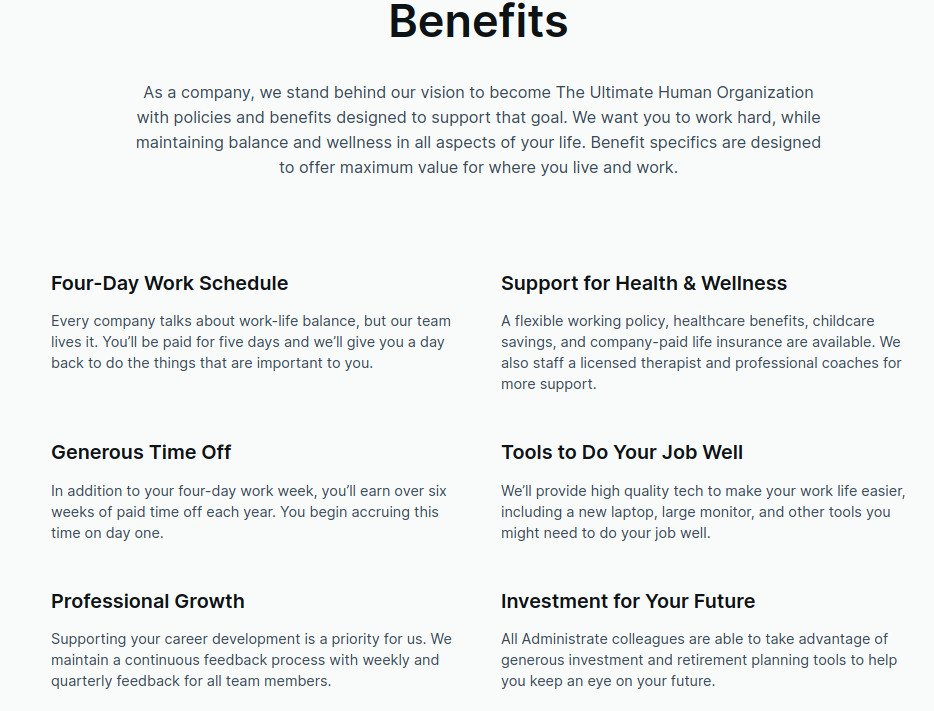 remote-companies-offering-4-day-work-week-jobs-administrate-benefits