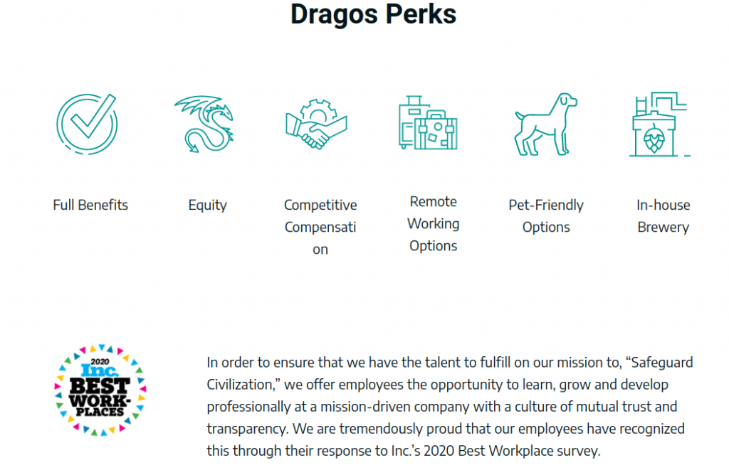 remote-companies-offering-remote-jobs-in-maryland-usa-Dragos-benefits